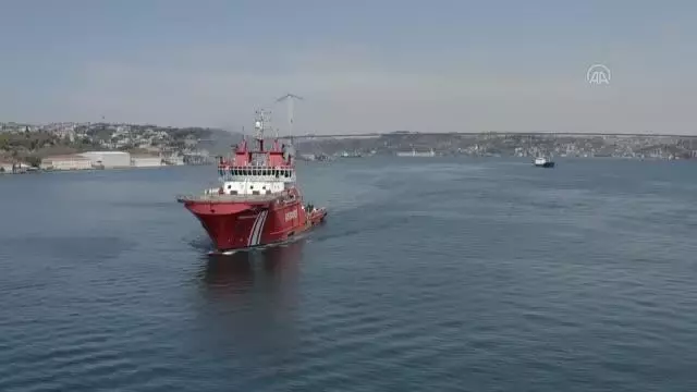 Türkiye'nin arama kurtarma gemisi Nene Hatun, Süveyş Kanalı'ndaki kaza için göreve hazır