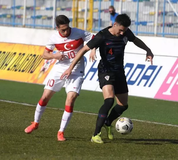 Ümit Milli Takım, Hırvatistan'a 4-1 mağlup oldu Ümit Milli Takım, Hırvatistan'a 4-1 mağlup oldu
