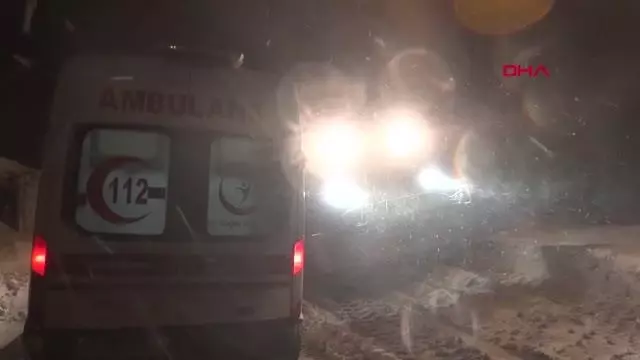 Yolu kardan kapalı köyde hastalanan Yusuf bebek için 13 saat süren seferberlik Yolu kardan kapalı köyde hastalanan Yusuf bebek için 13 saat süren seferberlik