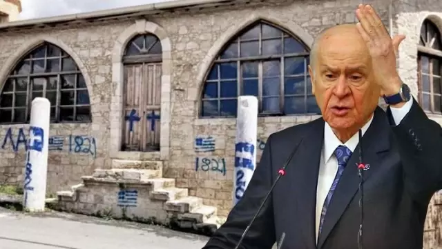 Bahçeli'den Kıbrıs Rum Kesimi'nde camiye yönelik saldırıya sert tepki: Hesap henüz kapanmadı, bedeli bir gün ödetilecek Bahçeli'den Kıbrıs Rum Kesimi'nde camiye yönelik saldırıya sert tepki: Hesap henüz kapanmadı, bedeli bir gün ödetilecek