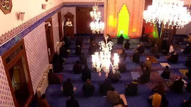 Berat Kandili Hacı Bayram Veli Camii'nde idrak edildi
