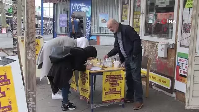 Berlin'de özelleştirilen konutların kamulaştırılması imza kampanyası yürütülüyorKampanyanın merkezi: Gecekondu