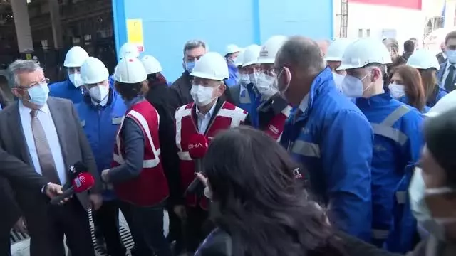 CHP Genel Başkanı Kılıçdaroğlu, İSTON A.Ş Hadımköy Fabrikası ile Hadımköy Halk Ekmek Fabrikası inşaatını gezdi CHP Genel Başkanı Kılıçdaroğlu, İSTON A.Ş Hadımköy Fabrikası ile Hadımköy Halk Ekmek Fabrikası inşaatını gezdi
