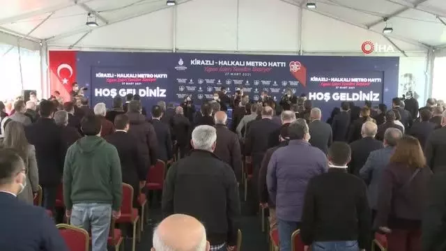 CHP lideri Kemal Kılıçdaroğlu, Kirazlı-Halkalı Metro Hattı inşaat alanındaki törene katıldı CHP lideri Kemal Kılıçdaroğlu, Kirazlı-Halkalı Metro Hattı inşaat alanındaki törene katıldı