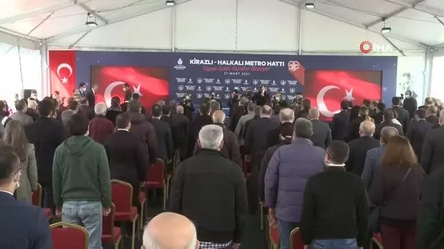 CHP lideri Kemal Kılıçdaroğlu, Kirazlı-Halkalı Metro Hattı inşaat alanındaki törene katıldı CHP lideri Kemal Kılıçdaroğlu, Kirazlı-Halkalı Metro Hattı inşaat alanındaki törene katıldı
