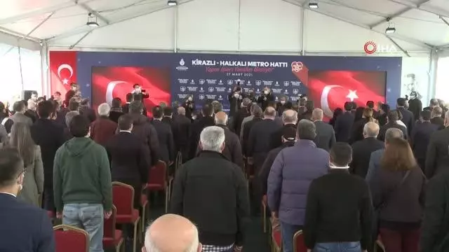 CHP lideri Kemal Kılıçdaroğlu, Kirazlı-Halkalı Metro Hattı inşaat alanındaki törene katıldı CHP lideri Kemal Kılıçdaroğlu, Kirazlı-Halkalı Metro Hattı inşaat alanındaki törene katıldı