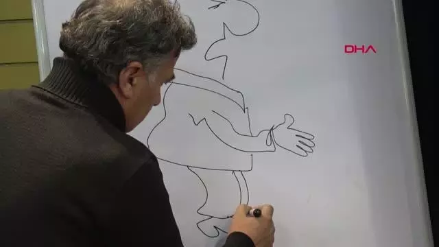 Pandemide uzaktan karikatür eğitimi