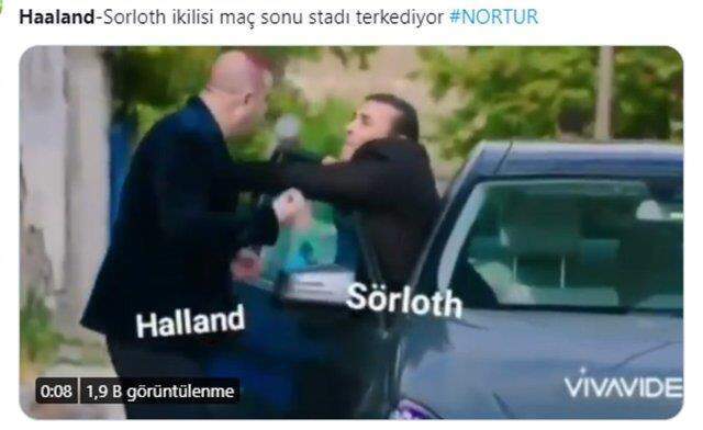 Norveç'in yıldızı Haaland'ın Türkiye karşısındaki performansı sosyal medyada alay konusu oldu