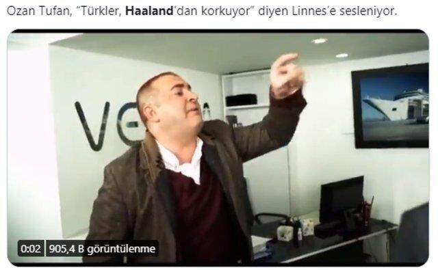 Norveç'in yıldızı Haaland'ın Türkiye karşısındaki performansı sosyal medyada alay konusu oldu