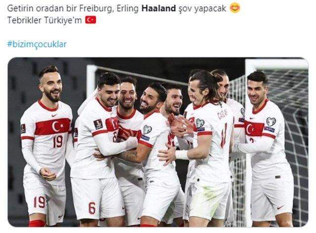 Norveç'in yıldızı Haaland'ın Türkiye karşısındaki performansı sosyal medyada alay konusu oldu