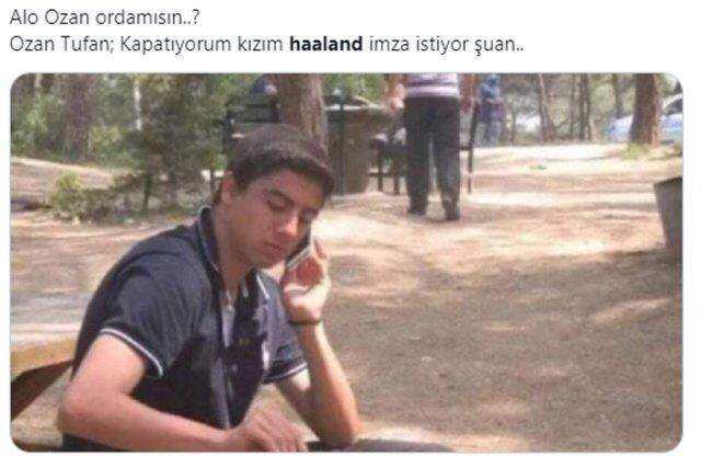 Norveç'in yıldızı Haaland'ın Türkiye karşısındaki performansı sosyal medyada alay konusu oldu