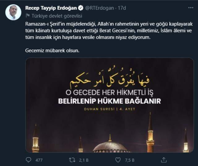 Ramazanın müjdecisi Berat Kandili manevi coşkuyla idrak edildi Ramazanın müjdecisi Berat Kandili manevi coşkuyla idrak edildi