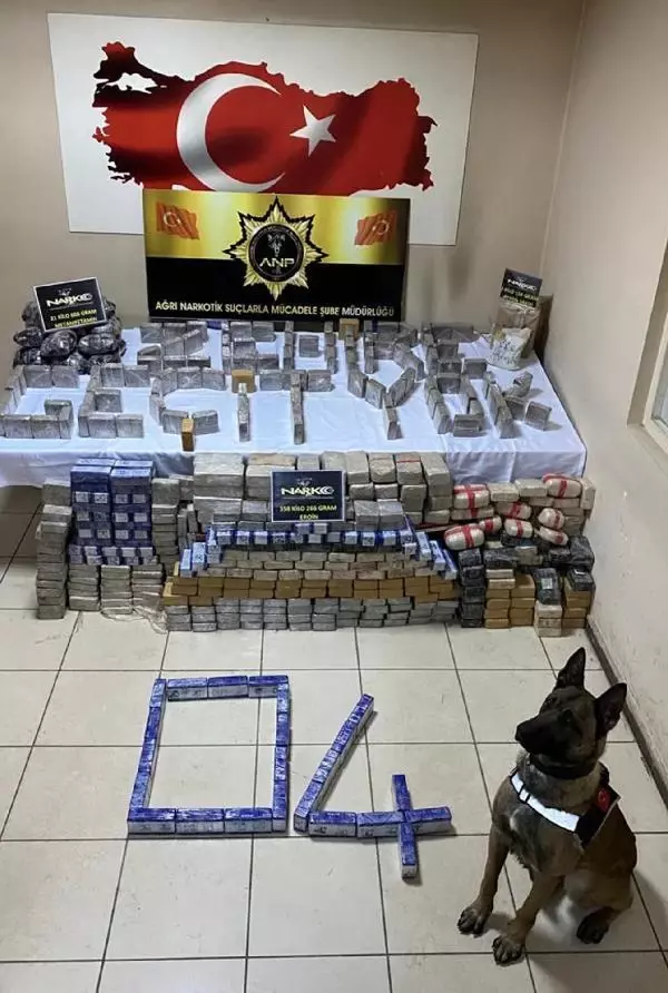 Saman yüklü kamyonette 358 kilo 266 gram eroin ele geçirildi