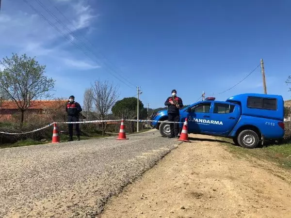 Çanakkale'de bir köy karantinaya alındı Çanakkale'de bir köy karantinaya alındı