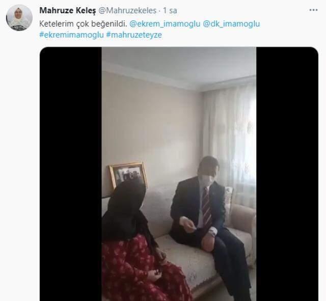 Ekrem İmamoğlu, 'Sana kete yaparım ama oy vermem' diyen Mahruze Keleş'i ikinci kez ziyaret etti Ekrem İmamoğlu, 'Sana kete yaparım ama oy vermem' diyen Mahruze Keleş'i ikinci kez ziyaret etti