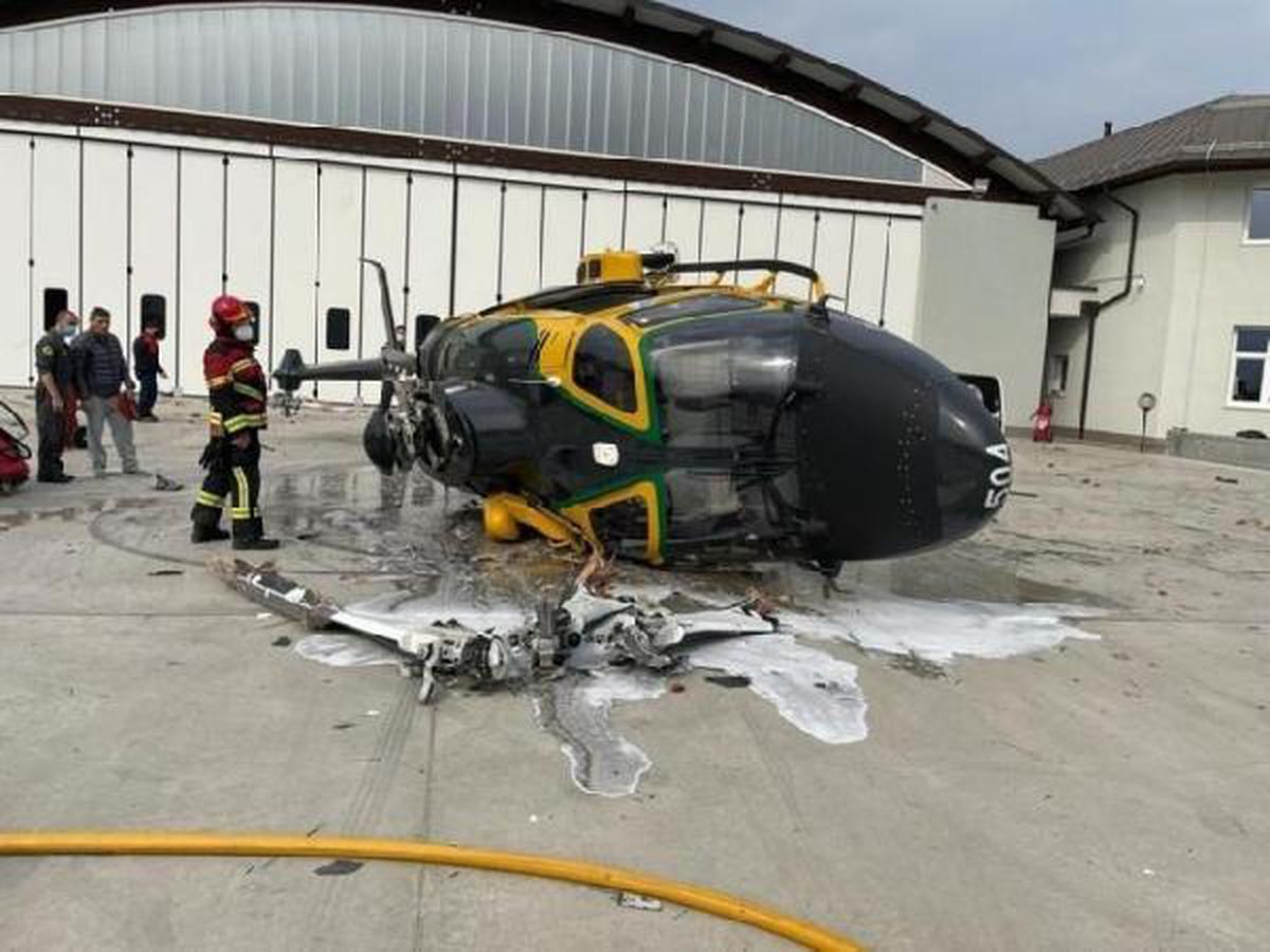 İtalya'da helikopter faciası kamerada