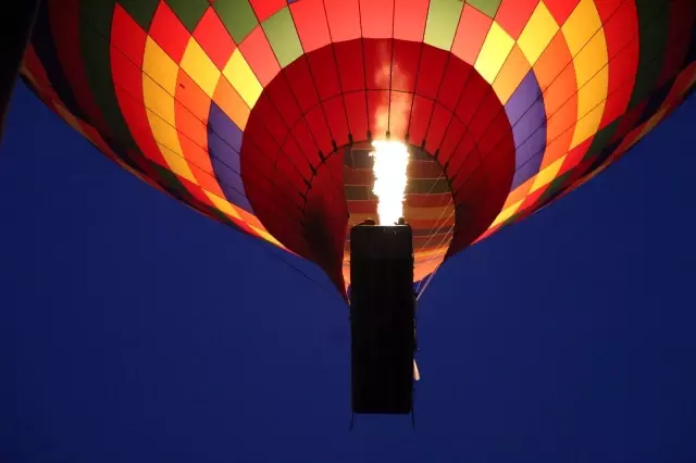 Kapadokya'da gökyüzü balonlarla buluştu Kapadokya'da gökyüzü balonlarla buluştu