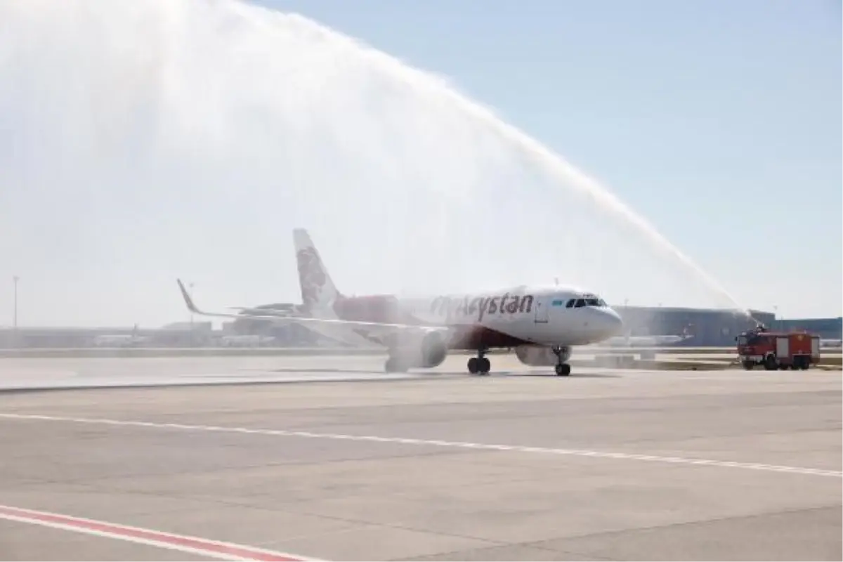 FlyArystan'ın Türkistan-Sabiha Gökçen Havalimanı seferleri bugün başladı