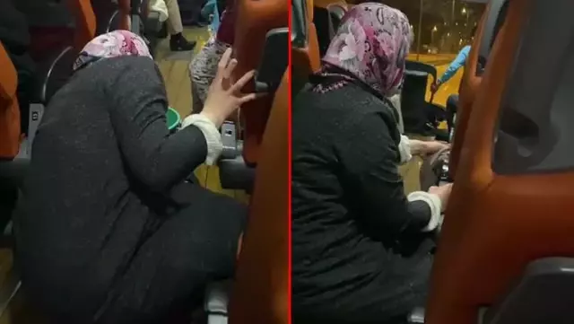 Şehirler arası yolculuk yapan otobüste, çocuğu istifra eden engelli kadına temizlik yaptırdılar Şehirler arası yolculuk yapan otobüste, çocuğu istifra eden engelli kadına temizlik yaptırdılar