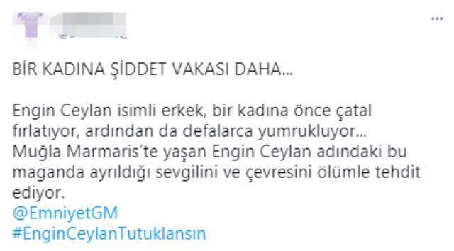 Sevgilisini darbettikten sonra hiçbir şey olmamış gibi yemek yemeye devam etti