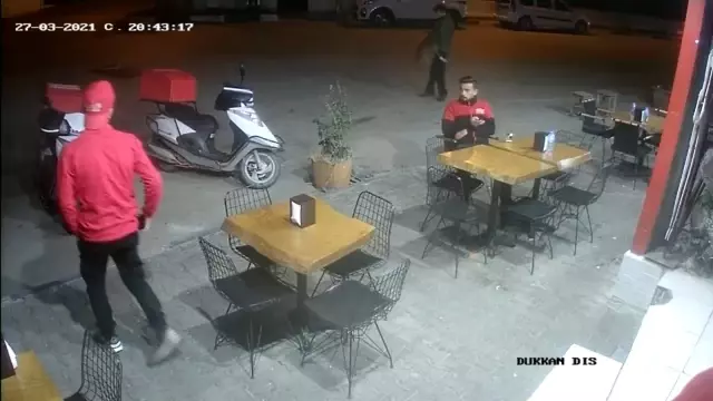 Bodrum'da pitbull saldırısı güvenlik kameralarına yansıdı