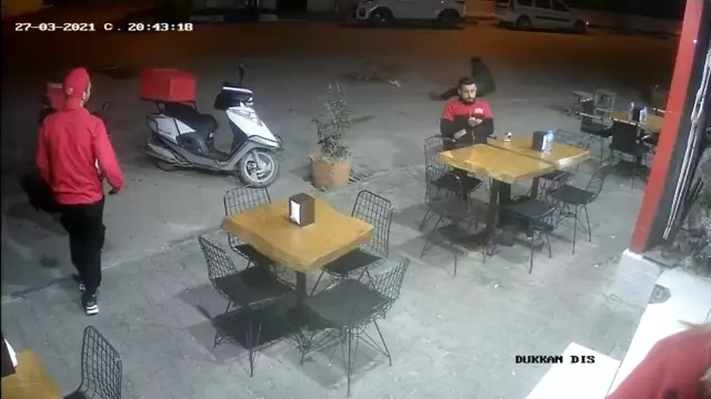 Bodrum'da pitbull saldırısı güvenlik kameralarına yansıdı