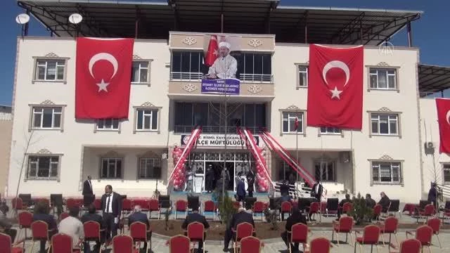 DİYARBAKIR - Diyanet İşleri Başkanı Erbaş, Bismil Müftülüğü hizmet binasının açılışını gerçekleştirdi