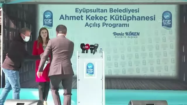 Eyüpsultan Belediyesi Ahmet Kekeç Kütüphanesi açıldı Eyüpsultan Belediyesi Ahmet Kekeç Kütüphanesi açıldı