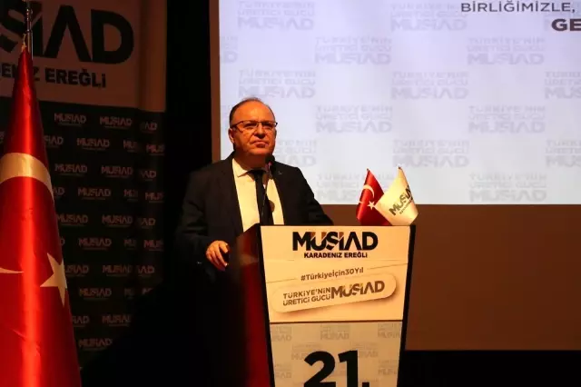 MÜSİAD Kdz. Ereğli Başkanı Abdulkadir Çınar güven tazeledi