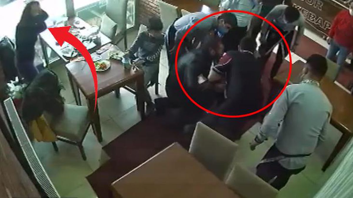 Nefes borusuna yemek kaçan çocuk, işletme sahibinin müdahalesiyle hayata tutundu
