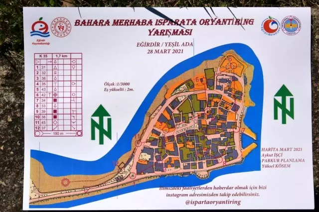Oryantiring yarışlarında huzurevindeki yaşlılar gençlere taş çıkarttı Oryantiring yarışlarında huzurevindeki yaşlılar gençlere taş çıkarttı