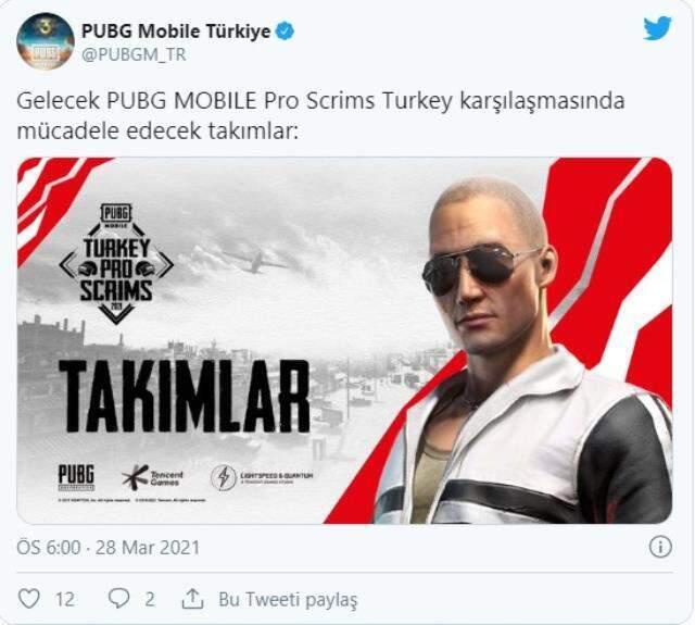 PUBG Mobile Pro Scrims Türkiye'de mücadele edecek takımlar duyuruldu!