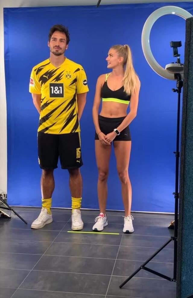 Dünyanın en güzel atleti 21 yaşındaki Alicia Schmidt'le çalışmaya başlayan Dortmund'un performansı yükselişe geçti Dünyanın en güzel atleti 21 yaşındaki Alicia Schmidt'le çalışmaya başlayan Dortmund'un performansı yükselişe geçti