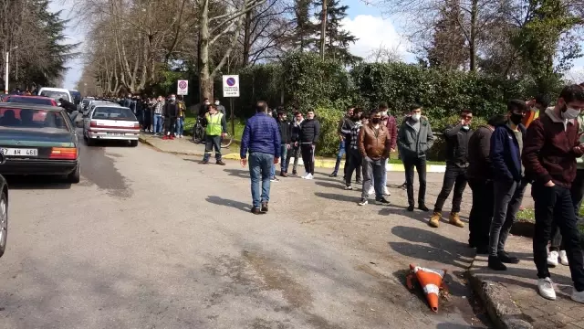 ERDEMİR başvuruları bizzat alınca pandemi tedbirleri hiçe sayıldı