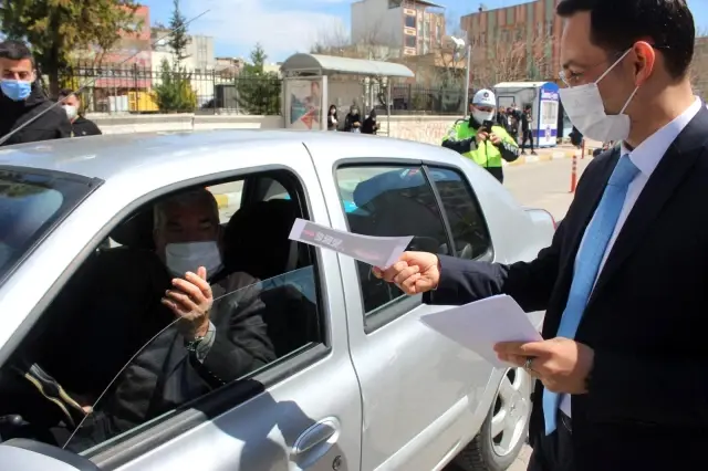 Kahta'da kırmızı çizgi uygulaması başladı Kahta'da kırmızı çizgi uygulaması başladı