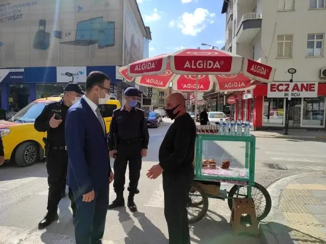 Kaymakam Akpay, salgınla mücadeleye destek istedi Kaymakam Akpay, salgınla mücadeleye destek istedi