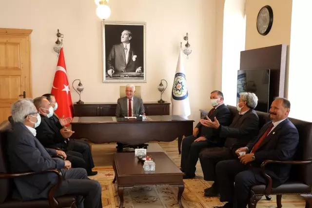 Muğla Ziraat Odaları'ndan Başkan Gürün'e ziyaret Muğla Ziraat Odaları'ndan Başkan Gürün'e ziyaret