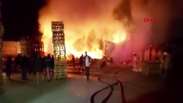 kocaeli gebze de palet fabrikasindaki yangin 14031661 o