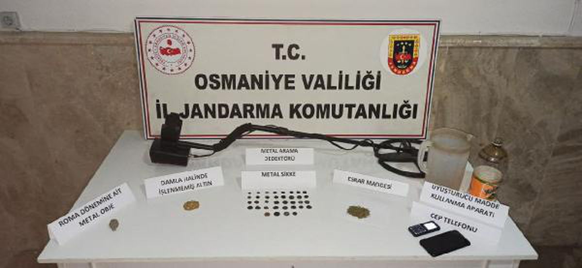 Osmaniye'de tarihi eser kaçakçılığına 3 gözaltı