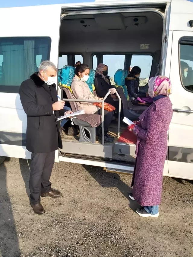 Ağrı'da okul servis araçları denetlendi Ağrı'da okul servis araçları denetlendi