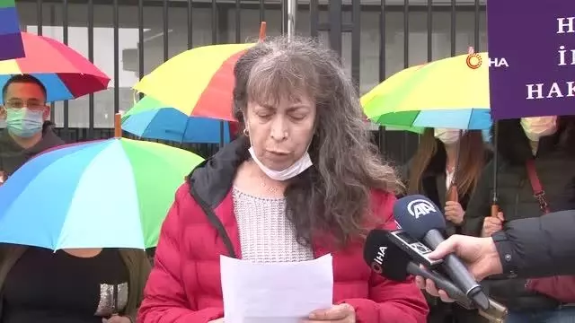 Pembe Hayat Derneği üyelerinden İYİ Parti'ye 'İstanbul Sözleşmesi' teşekkürü Pembe Hayat Derneği üyelerinden İYİ Parti'ye 'İstanbul Sözleşmesi' teşekkürü