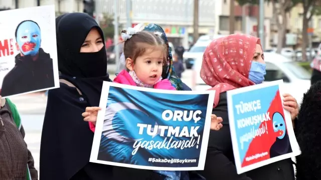 Denizli'de STK'lardan Doğu Türkistan'daki soykırıma kınama ü