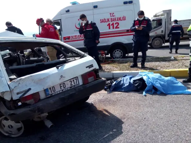 Son dakika haberi! Edremit'te zincirleme kaza: 1 ölü, 3 yaralı
