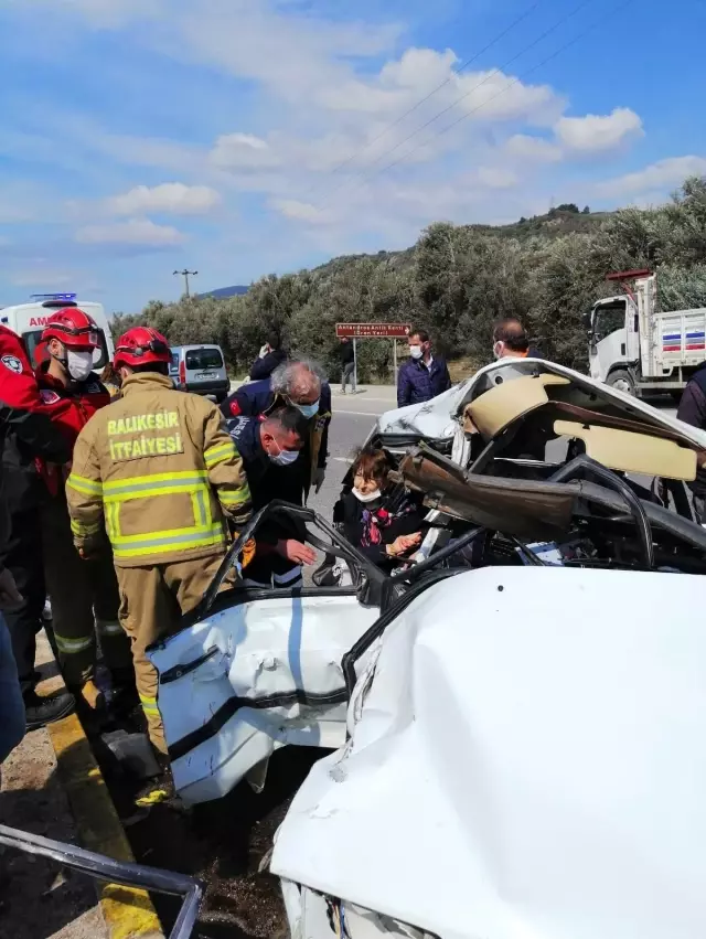 Son dakika haberi! Edremit'te zincirleme kaza: 1 ölü, 3 yaralı