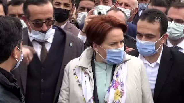 İYİ Parti Genel Başkanı Meral Akşener, esnafı ziyaret etti