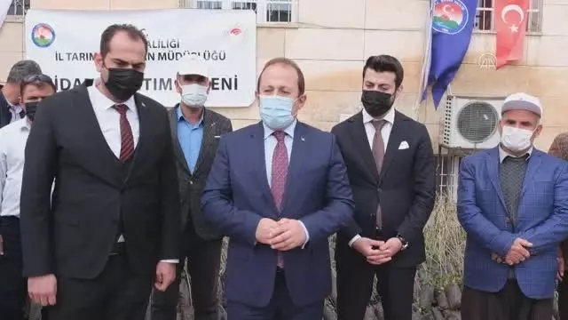 Vali Pehlivan, fidan dağıtım törenine katıldı Vali Pehlivan, fidan dağıtım törenine katıldı