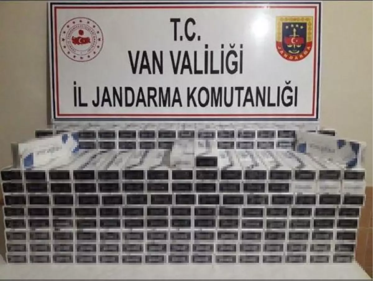 Van'da, 2 bin 815 paket kaçak sigara ele geçirildi