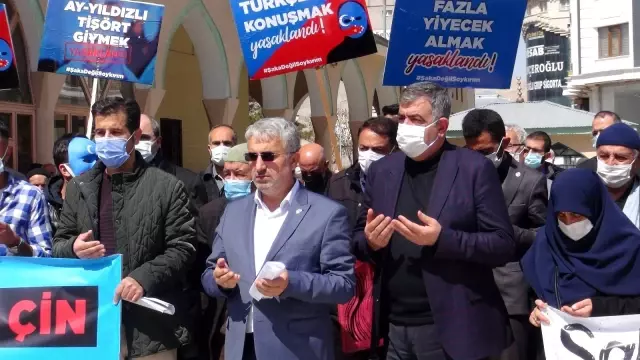 Denizli'de STK'lardan Doğu Türkistan'daki soykırıma kınama ü