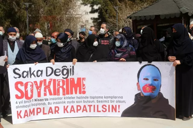 Denizli'de STK'lardan Doğu Türkistan'daki soykırıma kınama ü