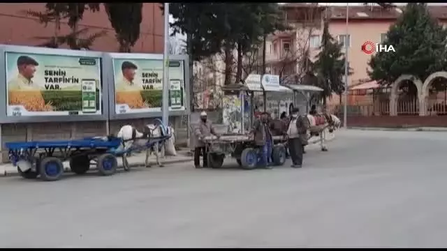 Asırlık at arabacılık can çekişiyor Asırlık at arabacılık can çekişiyor
